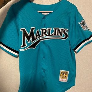 Andre Dawson Florida Miami Marlins Mitchell Ness Jersey Men's Medium NWT